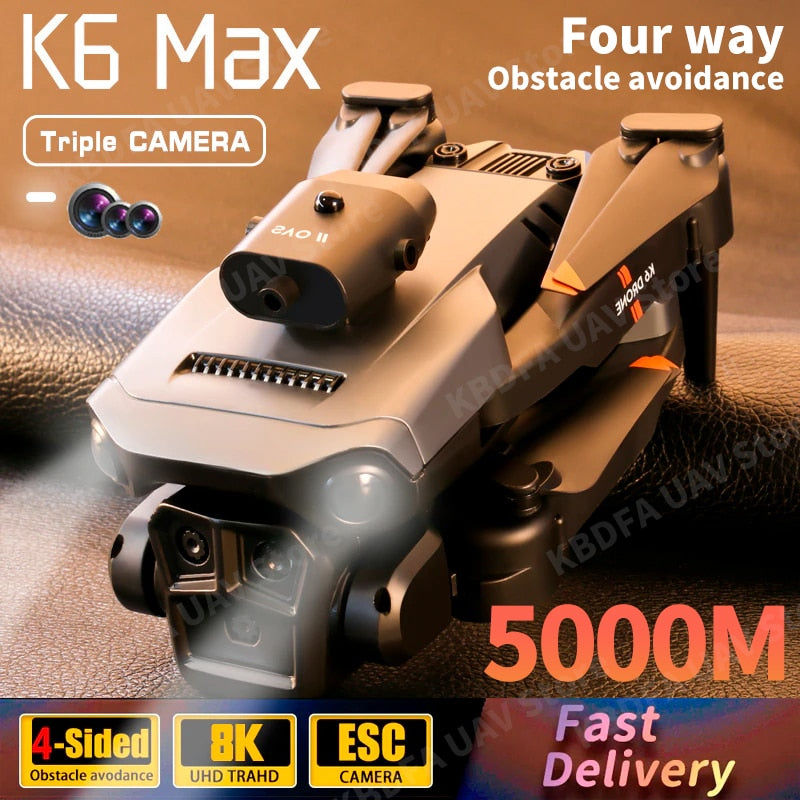 K6 Max Drone, K6 Max Obstacle Touvoidag Triple CAM