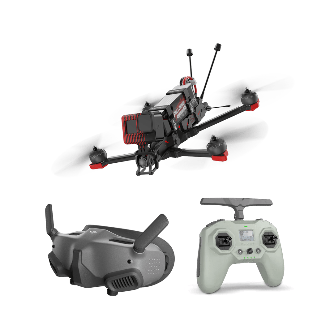 iFlight Chimera7 Pro V2 FPV Drone - HD 6S LR Drone W/ DJI O3 Air Unit FPV RTF with Commando 8 Radio Transmitter-ELRS + DJI Goggles 2 - RCDrone