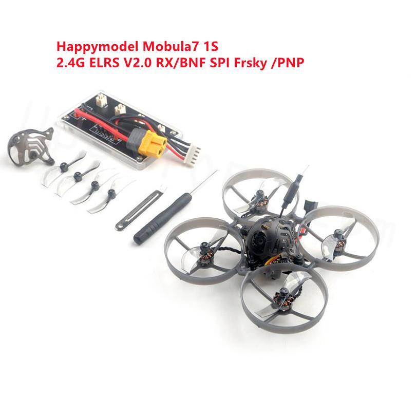 Happymodel Mobula7 - BWhoop Drone 5IN1 AIO Flight Controller Built-in 2.4G ELRS V2.0 RX Nano3 1/3 CMOS Mobula 7 1S Micro FPV - RCDrone