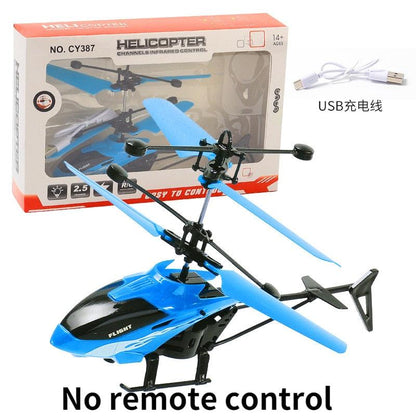 DW2137 Rc Helicopter - 2 Channel Remote Control Mini Drone Flying Helicopter Infraed Induction Kid Toys Aircraft LED Drone Flying Suspension Induction Helicopter - RCDrone