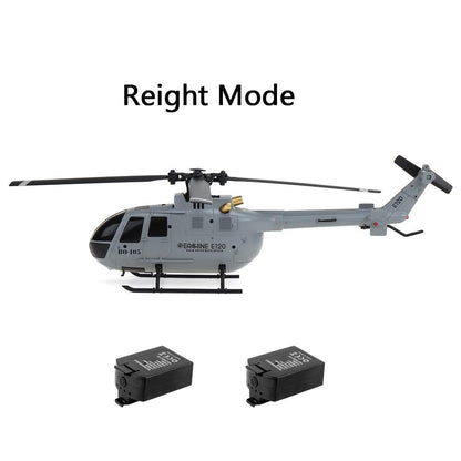Eachine E120 RC Helicopter - 2.4G 4CH 6-Axis Gyro Optical Flow Localization Flybarless Scale Helicopter - RCDrone