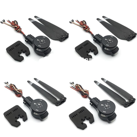 4PCS  Original Hobbywing X6 Power System Motor for 10KG 10L EFT E610P Agriculture Drone motor ESC propeller and 30mm tube adapter