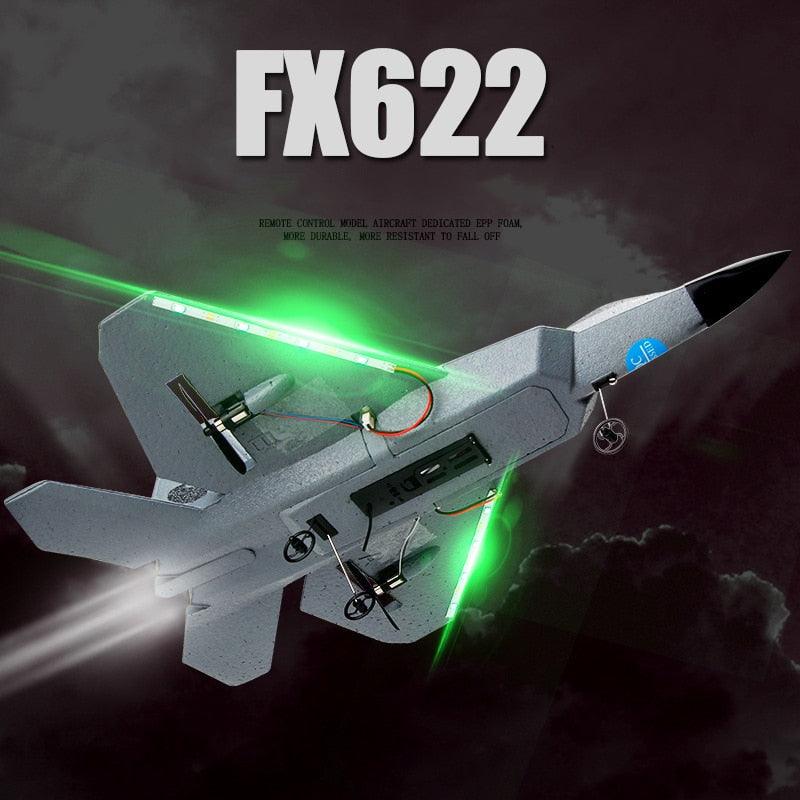 FX-622 F22 RC Plane - 2.4G Remote Control Fighter Hobby Plane Glider Airplane EPP Foam Toys RC Plane Kids Gift - RCDrone