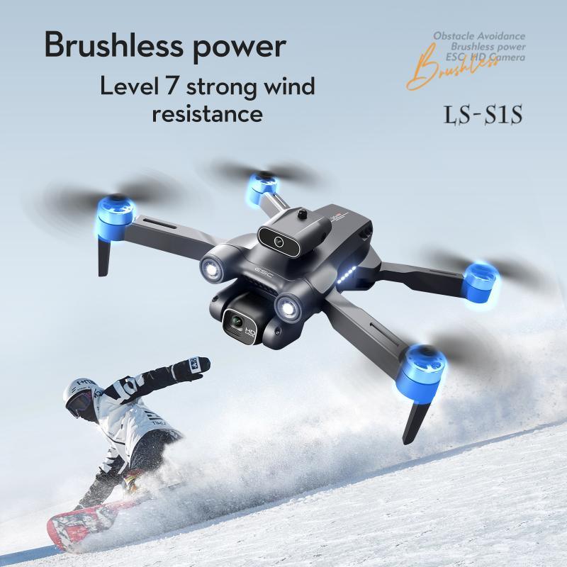 KBDFA S1S Min Drone - 4K 8K HD Camera WiFi FPV Brushless Motor Obstacle Avoidance Foldable Quadcopter Rc Helicopter Toys - RCDrone