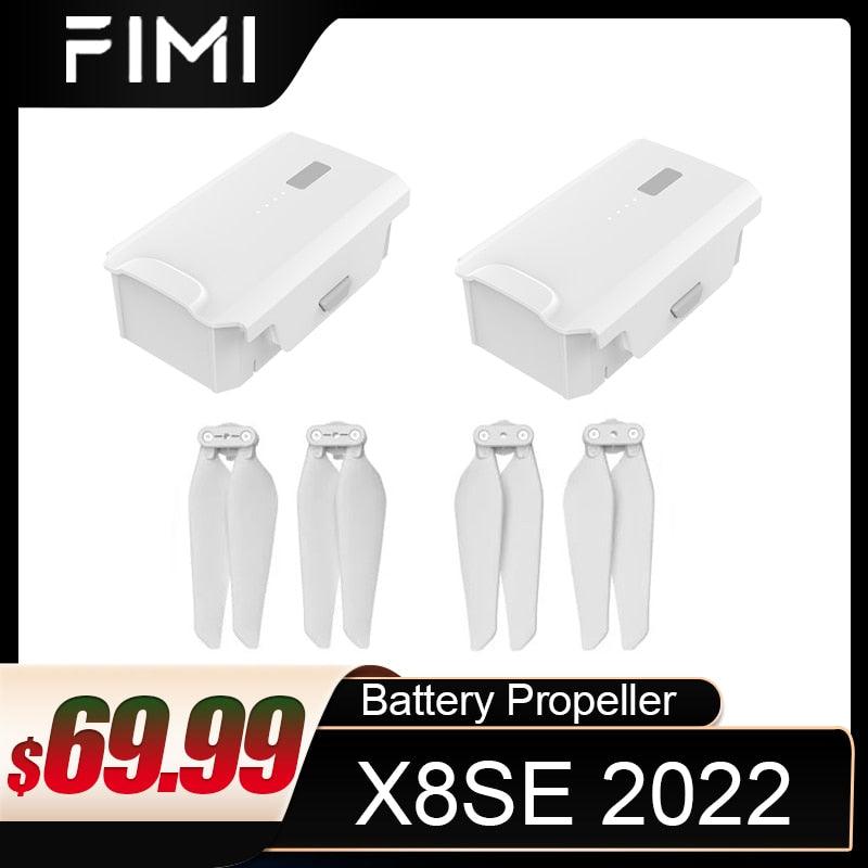 FIMI X8SE 2022 V2 Battery / Propeller - Camera Drone Accessories 4500mAh Lithium Battery Prop Set Replacement Spare Part - RCDrone