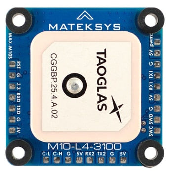 MATEK  M10-L4-3100 GPS Module - Mateksys AP_PERIPH GNSS u-blox MAX-M10S RM3100