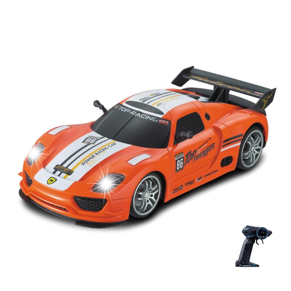 Super Fast Police RC Car - 1/12 Big 2.4GHz Remote Control Cars Toy with Lights Durable Chase Drift Vehicle toys for boys kid Child - RCDrone