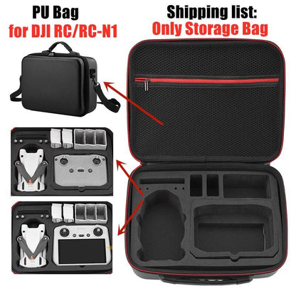 Storage Case Portable Suitcase For DJI Mini 3 Pro - Carrying Case Shoulder Bag for DJI Mini 3 Drone Smart Controller Accessories - RCDrone