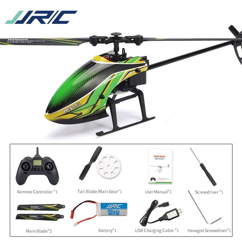 JJRC M05 RC Helicopter - 6Axis 4 Ch 2.4G Remote Control Electronic Aircraft Altitude Hold Gyro Anti-collision Quadcopter Drone - RCDrone
