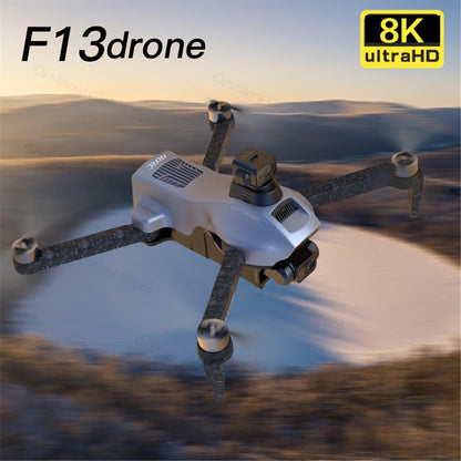 NEW F13 Professional Drone 8K HD Camera 3Axis Gimbal Eis Anti Shake With GPS Repeater Brushless Motor Quadcopter RC Helicopter Toys Professional Camera Drone - RCDrone
