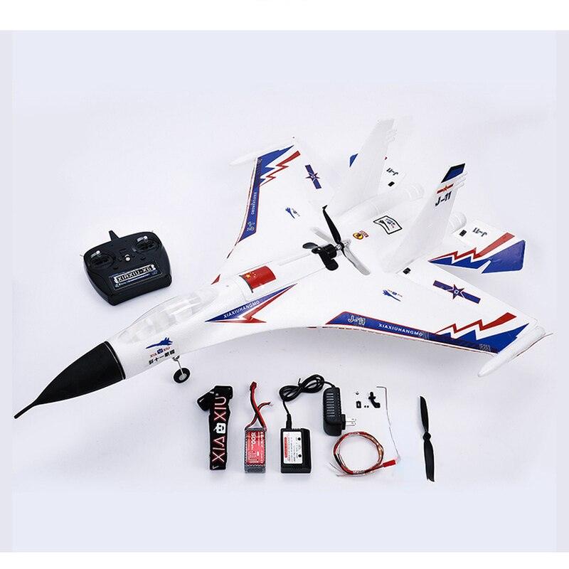 2000m RC Foam J11 Plane - with GPS 2.4G 6Ch Remote Control Glider Fighter Smart Balance Aircraft Toys for Adults Children - RCDrone