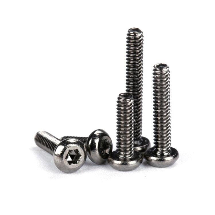 20PCS 10.9 Nickel Plated Semicircular Head Inner Hexagon M2 Screws for RC Drone FPV Racing Freestyle Frame Kits Model Tools - RCDrone