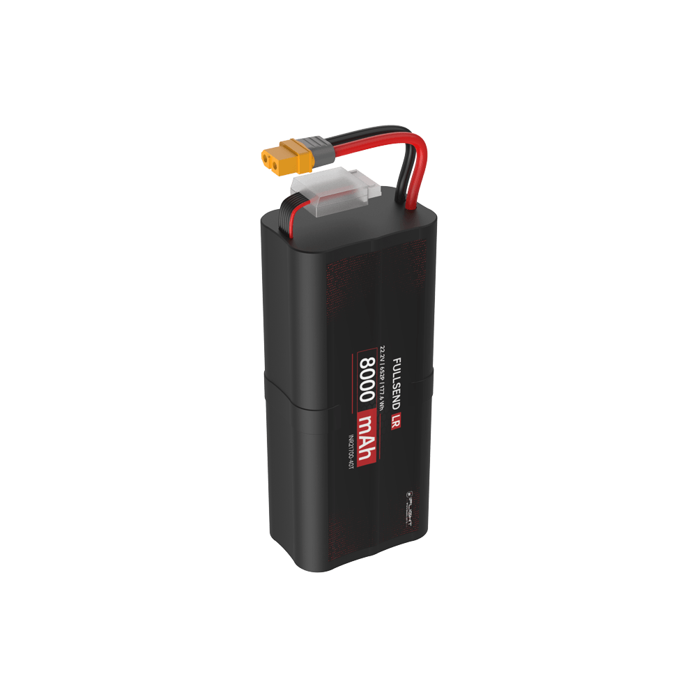 iFlight Fullsend 6S 8000mAh Battery - 2P 22.2V Li-Ion FPV Battery with XT60 connector for FPV Drone - RCDrone