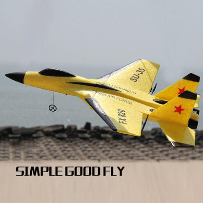 FX-620 SU-35 RC Plane - Remote Control Airplane 2.4G Remote Control Fighter Hobby Plane Glider Airplane EPP Foam Toys RC Plane Kids Gift - RCDrone