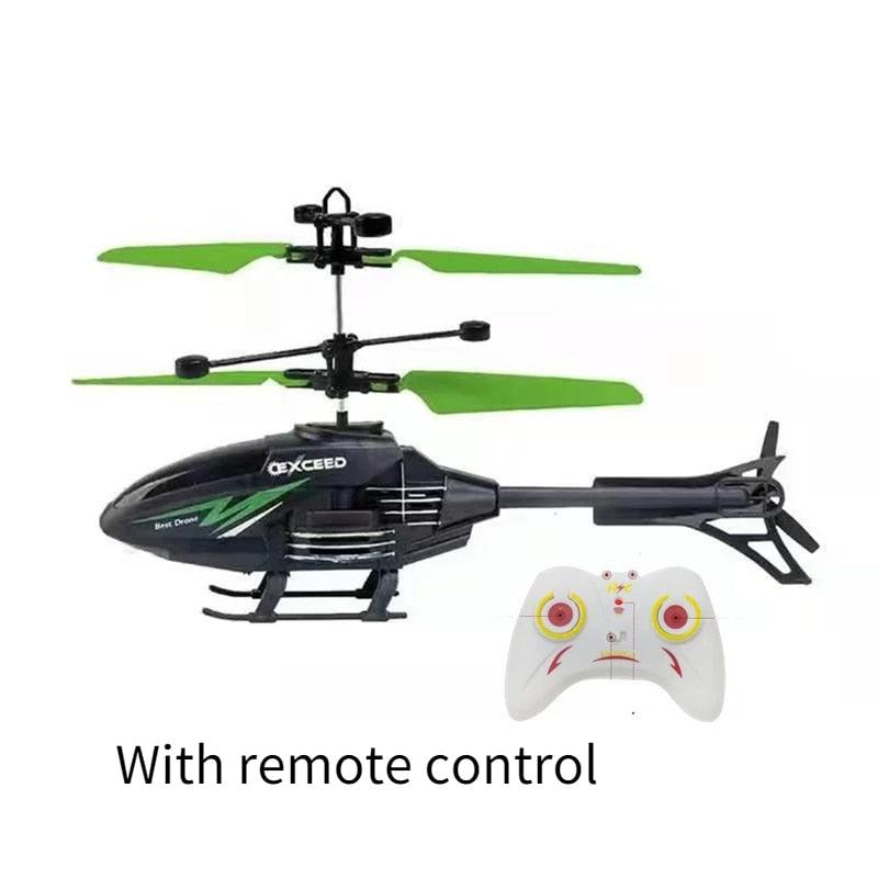 DW2137 Rc Helicopter - 2 Channel Remote Control Mini Drone Flying Helicopter Infraed Induction Kid Toys Aircraft LED Drone Flying Suspension Induction Helicopter - RCDrone