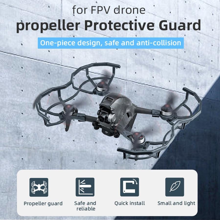 DJI FPV Propeller Guard Lens Cover Cap Antenna Signal Extender Landing Gear Propeller Box for DJI FPV Comb Drone Accessories - RCDrone