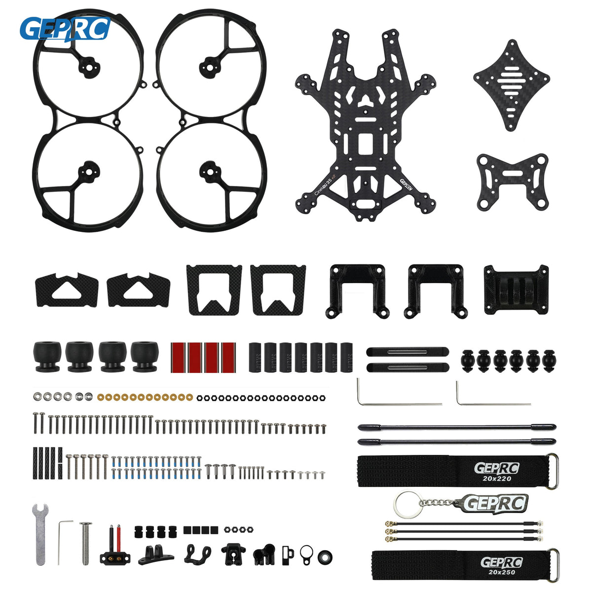 GEPRC GEP-CL35 V2 Frame, GEPRC 20x220 GEPRO cutd D ooo0 