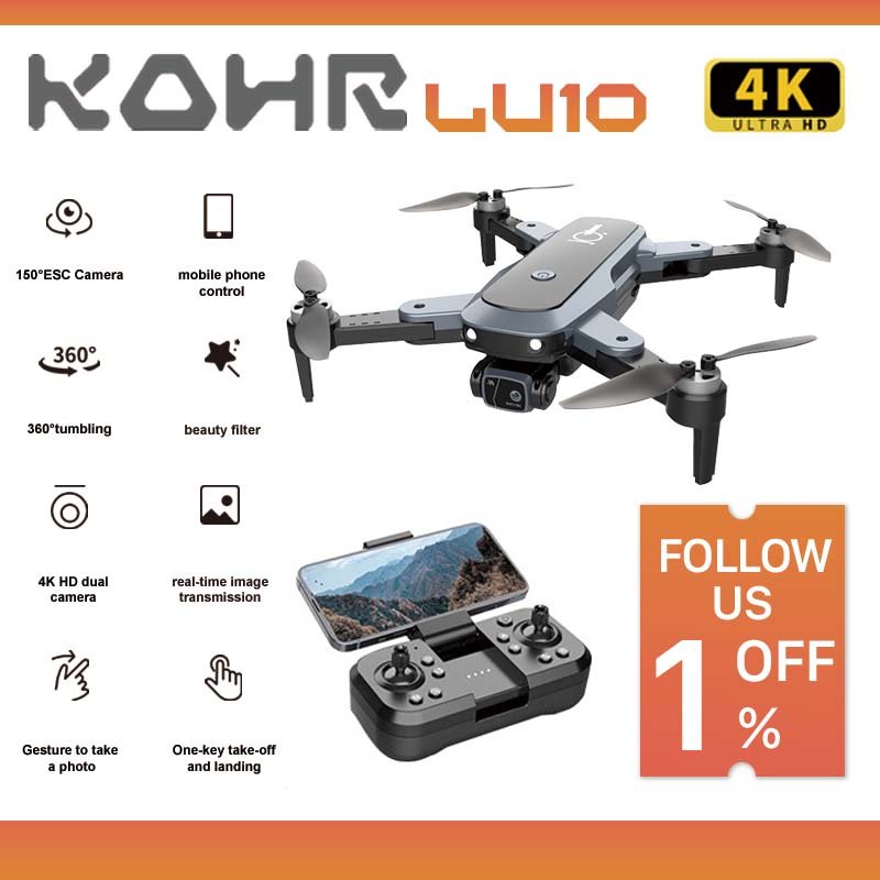 LU10 Drone, ROHrLUIO 4K 150*ESC Camera mobile phone control