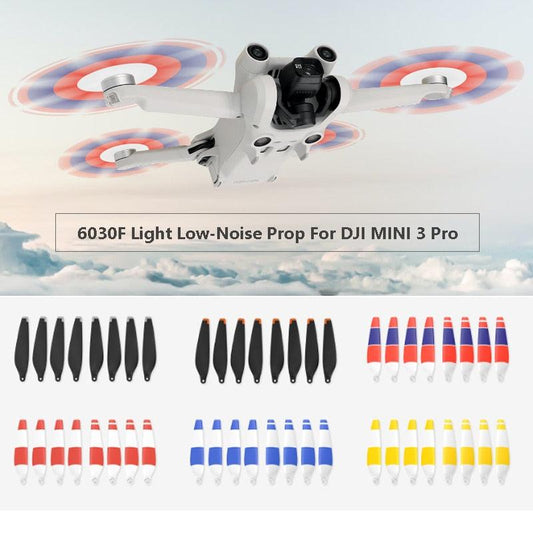 DJI Mini 3 Propellers Compatible with DJI Mini 3 pro Drone Replacement Low-Noise and Quick-Release Blades Props Accessories - RCDrone