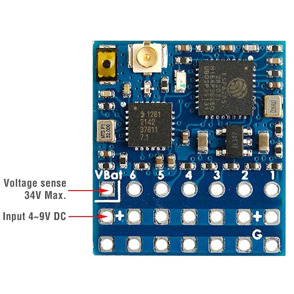 MATEK R24-P6 - Mateksys EXPRESSLRS 2.4GHZ PWM RECEIVER – RCDrone