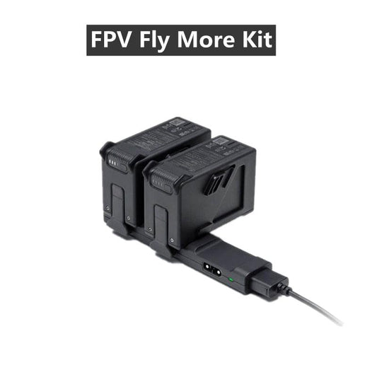 FPV Fly More Kit battery - 2000 mAh LiPo 6S Battery compatible with FPV drones 2 FPV Smart Flight Batteries and 1 Battery Butler - RCDrone