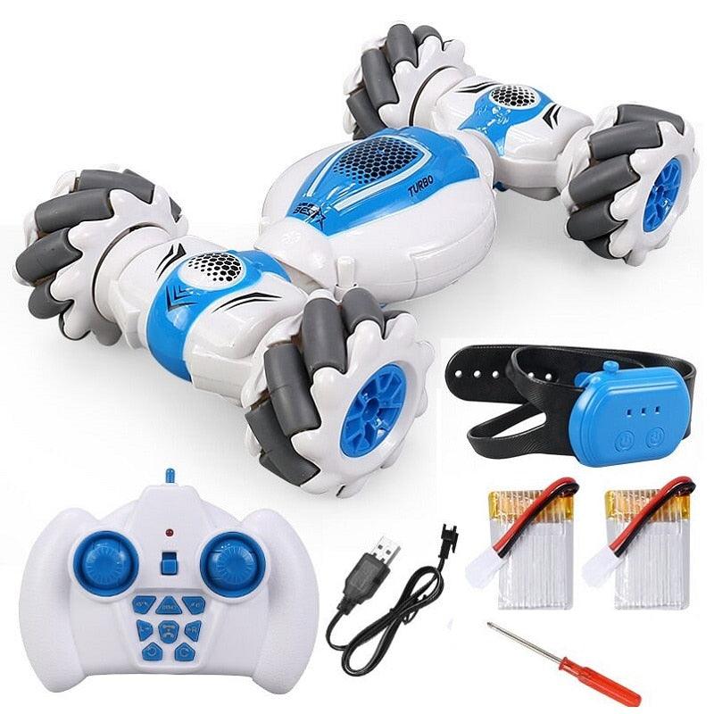S-012 RC Stunt Car Remote Control Watch Gesture Sensor Electric Toy RC Drift Car 2.4GHz 4WD Rotation S012 kids Christmas gifts - RCDrone