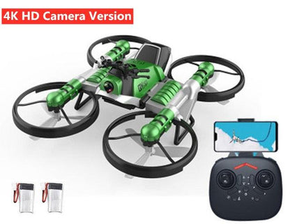 Motorcycle aircraft 2 in 1 Deformation Drone With 4K HD Camera 3D Flip One Key Return Headless Mode RC Quadrocopter - RCDrone