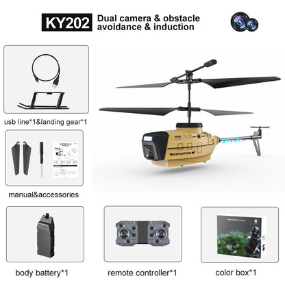 KY202 RC Helicopter Drone - 6-axis Wifi HD 4K Camera Gesture Sensing RC Helicopter Remote Control Toys for Boys - RCDrone