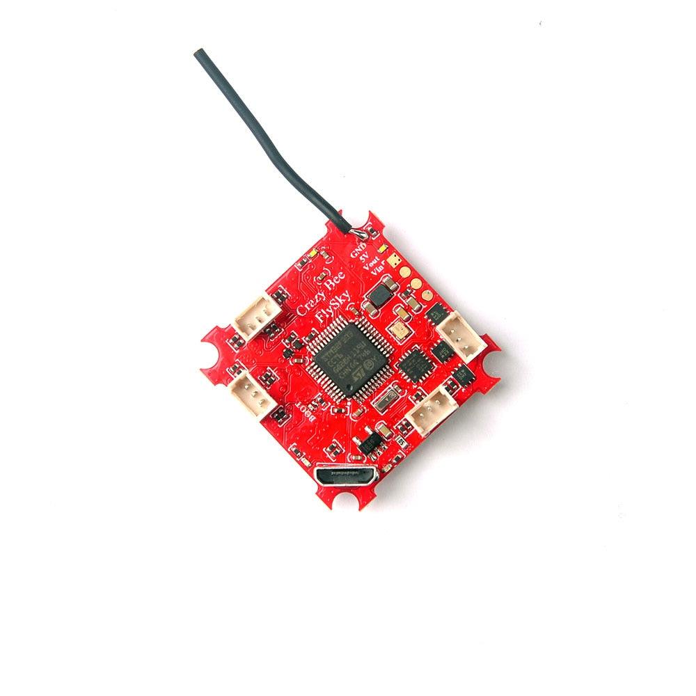Happymodel Crazybee F3 Flight Controller - BLHELI_S 5A 4in1 ESC OSD Current Meter FRSKY FLYSKY Receiver for FPV 1S Tinywhoops - RCDrone