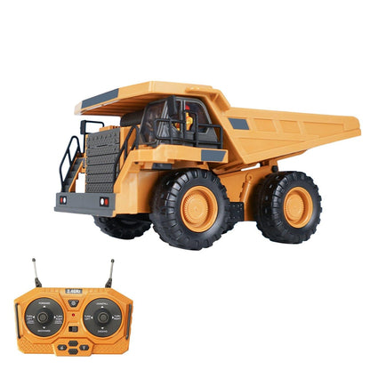RC Excavator/Bulldozer 1/20 2.4GHz 11CH RC Construction Truck Engineering Vehicles Educational Toys for Kids with Light Music - RCDrone