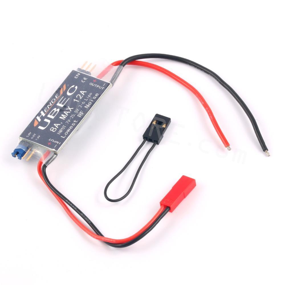 HENGE 8A UBEC Output 5V / 6V 6A / 8A Max 12A Inport 7V-25.5V 2-6S Lipo / 6-16 Cell Ni-Mh Input Switch Mode BEC for RC Quadcopter - RCDrone