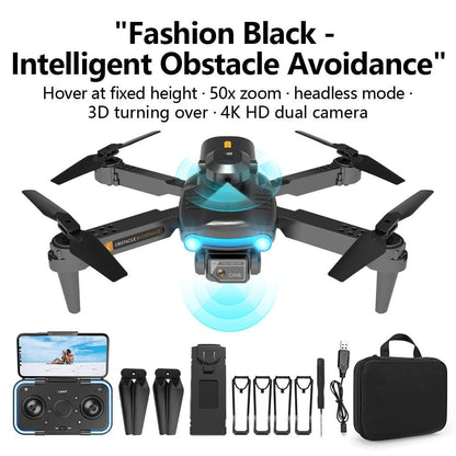 2023 New F187 Pro Drone - 4K HD Dual Camera Fixed Height Obstacle Avoidance 2.4Ghz Wifi Fpv Foldable Quadcopter RC Dron Toys Gifts - RCDrone