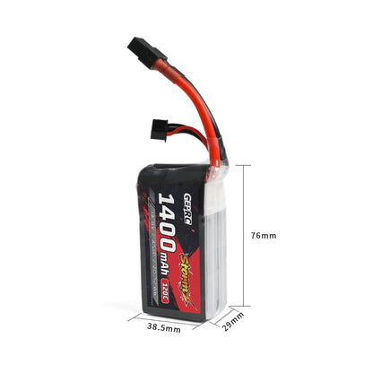 GEPRC Storm 4S 1400mAh 120C Lipo Battery - Suitable For 3-5Inch Series Drone For RC FPV Quadcopter Freestyle Series Drone Parts FPV Battery - RCDrone