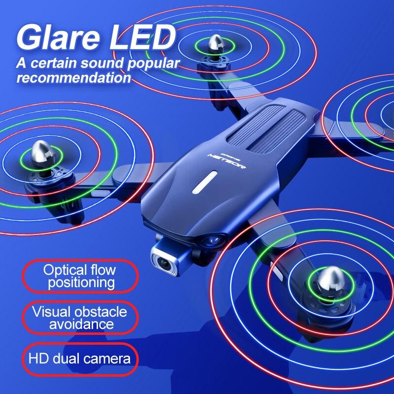 K106 Drone - 2023 New LED Light Drone 4K HD Camera Visual Obstacle Avoidance Optical Flow Positioning Foldable RC Quadcopter Boy Gifts - RCDrone
