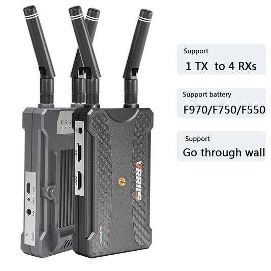 5.8Ghz HDMI Transmitter, Support 1 TX to 4 RXs Support battery F97O/F7S0
