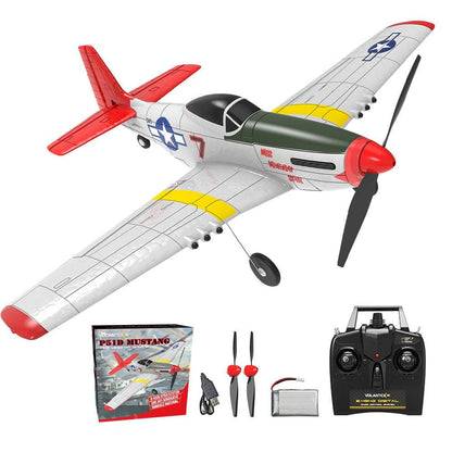 EPP 400mm RC Plane - P51D Mustang /F4U Corsair 4-Ch 2.4G 6-Axis RTF Airplane With Xpilot Stabilizer - RCDrone