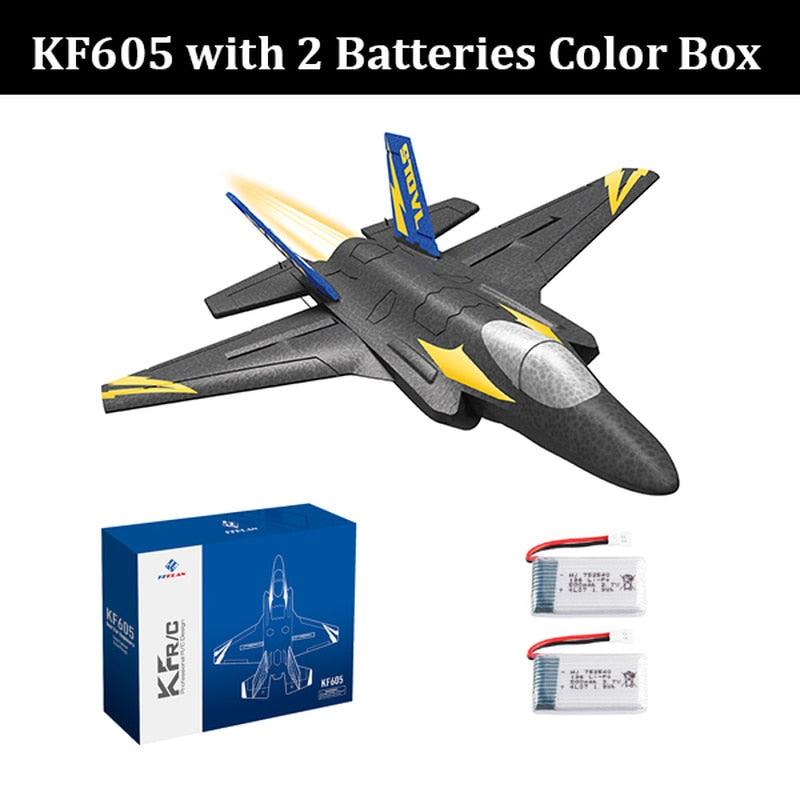 kF605 Polystyrene Glider Rc Plane Gyroscope - 2.4G 4CH 6Axis Rollover Airplane Remote Control Aircraft Electric Drone Helicopter Jet Toy - RCDrone