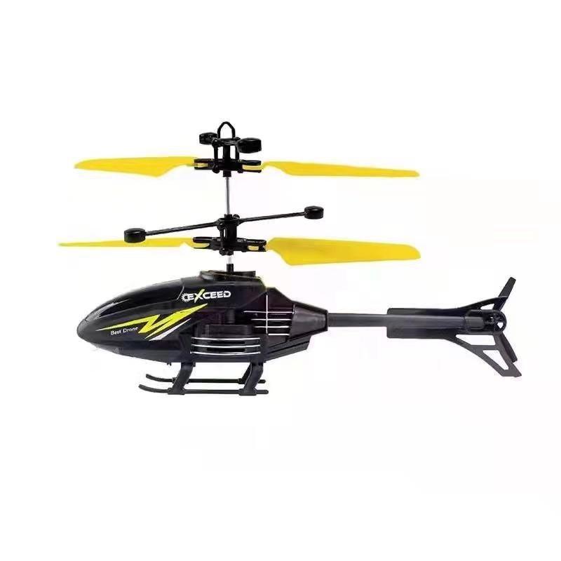 YKF1303 RC Helicopter - 2 Way Remote Control Helicopter with Light Usb Charging Fall Resistant Mini Airplane Model Resistant Toys Gifts Rc Airplane - RCDrone