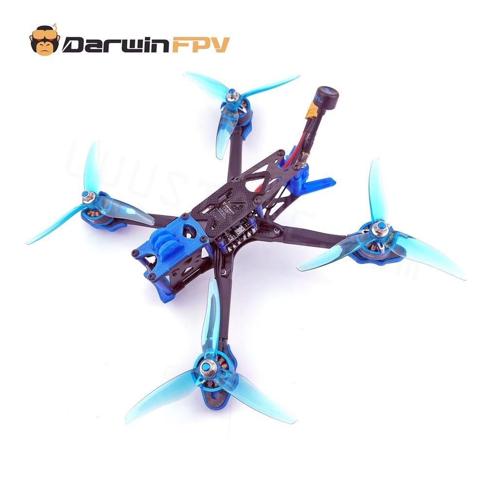 DarwinFPV FPV Drone Darwin129 Quadcopters 280mm 7 Inch F4 OSD 50A BLHeli_S  Dshot600 800mW 1500TVL