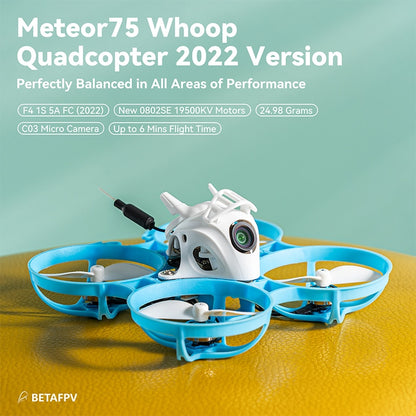 Meteor75 Whoop Quadcopter 2022 Version Perfectly Balanced in All