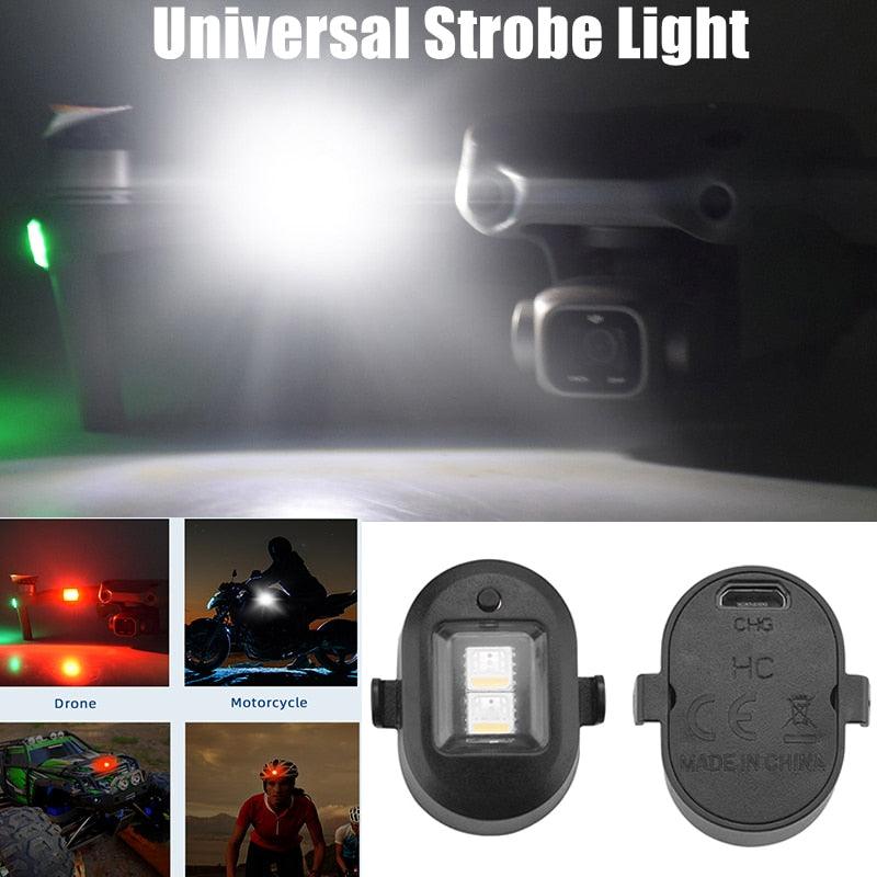 Universal Strobe Light for DJI MAVIC PRO/2/3/SE/MINI 2/MINI 1/AIR/AIR 2/FPV/FIMI X8 SE Drone Flash Lamp Night Flight Light - RCDrone