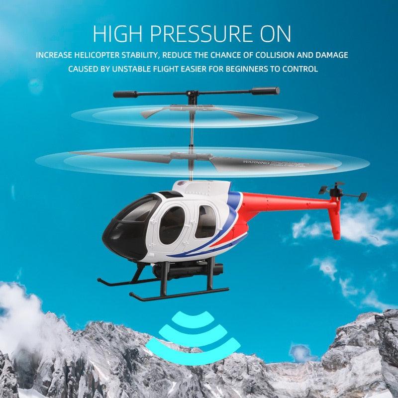 SY61 Rc Helicopter - 2.4G Radio Gyroscope RC 6CH HD Aerial Photography Military Helicopter Led Light Smart Aircraft RC Drone Toys Gift For Kids - RCDrone