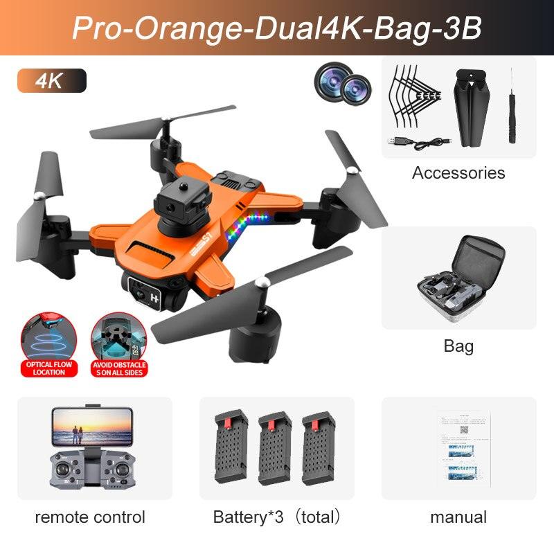 S7 Pro Drone - 4K Dual Camera Wifi FPV 2.4G Folding Quadcopter RC Helicopter Toy Gifts - RCDrone