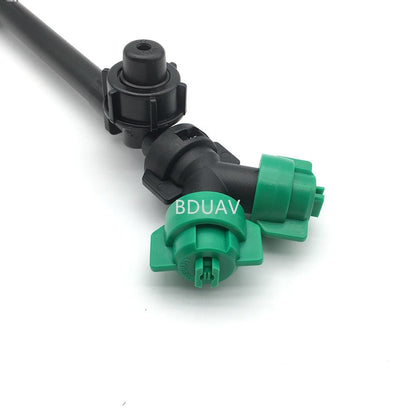 DIY Agricultural spraying drone Double nozzle - anti-collision Y spray extension rod high-pressure atomizing nozzle for X8 power - RCDrone
