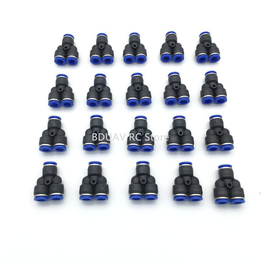 Y-type Trachea Quick Connector - 20pcs 8mm 12mm Y-type tee/trachea quick connector for agricultural plant protection drone Agriculture Drone Accessories - RCDrone