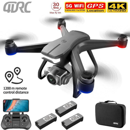 F11 PRO Drone - GPS 4K HD Dual HD Camera Professional WIFI FPV Aerial Photography Brushless Motor Quadcopter Dron Toys Professional Camera Drone - RCDrone