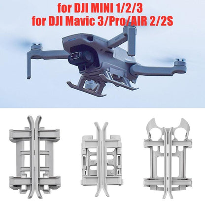 Foldable Landing Gear for DJI Mavic Mini 1/2/3/Air 2/2S/Pro Support Leg Height Extender Stand Mount Protector Drone Accessory - RCDrone