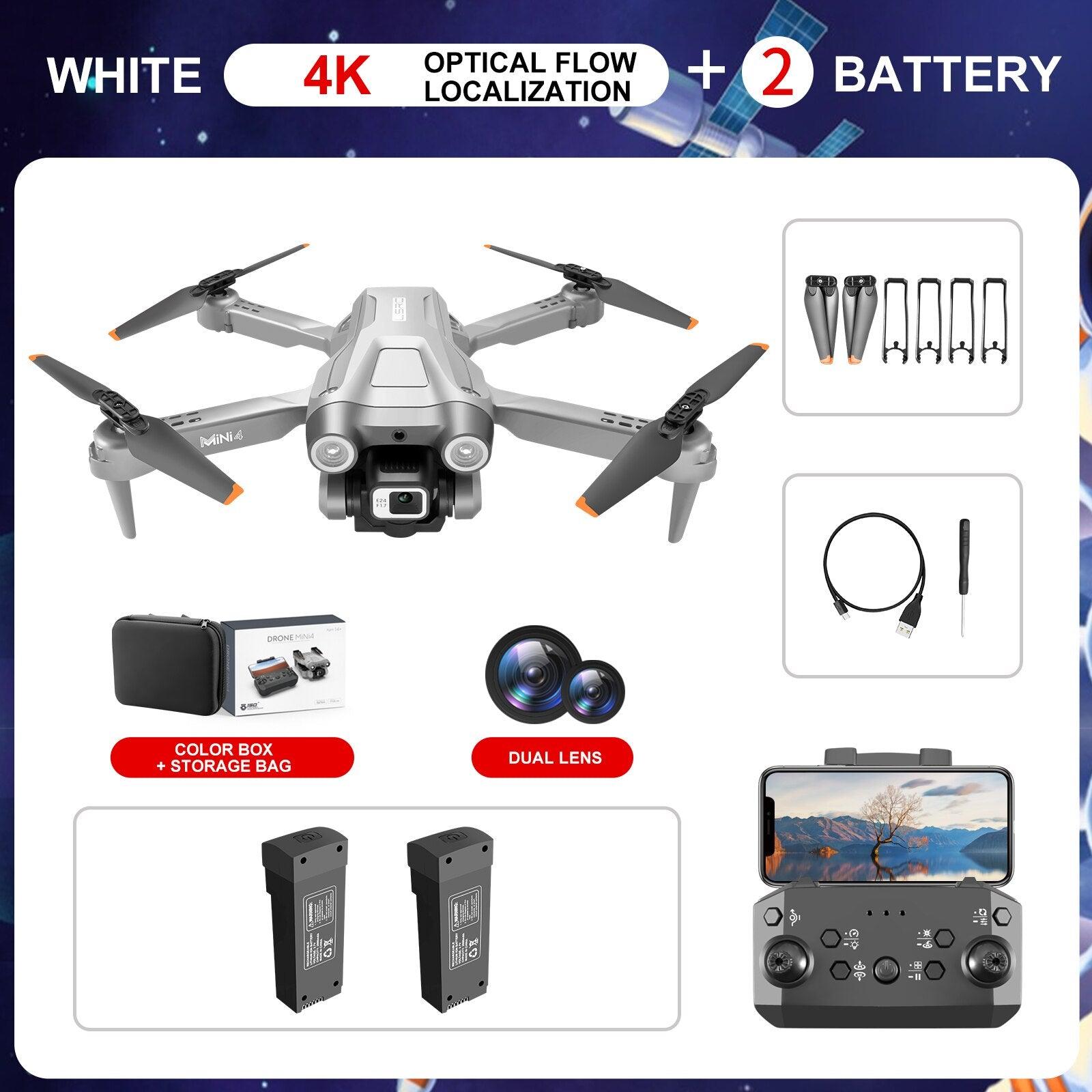KBDFA MINI4 Drone - 4K HD Camera Z908 Dron Remote Control Drones RC Helicopters Gift 2.4G WIFi Obstacle Avoidance Quadcopter Toys - RCDrone
