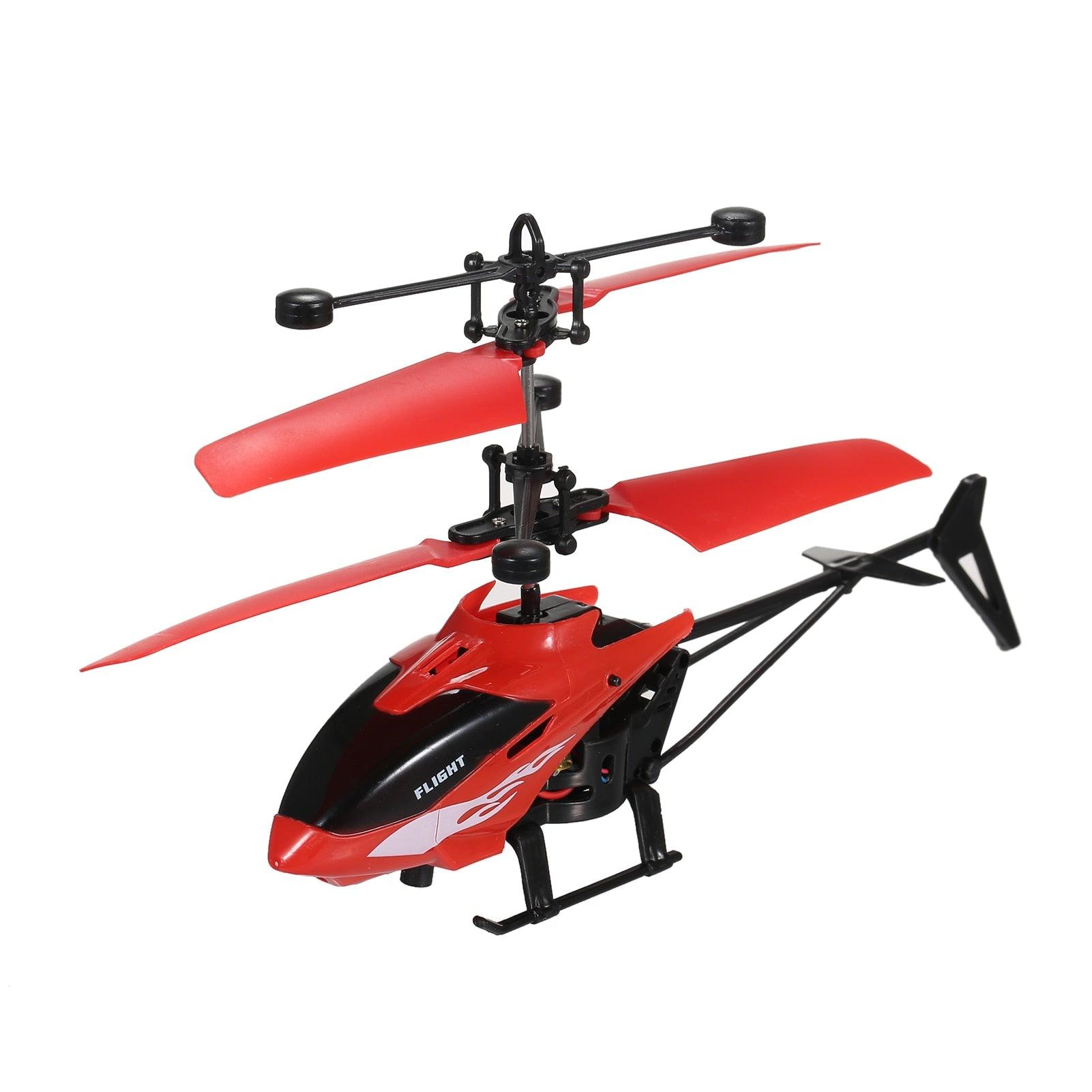 Two-Channel Suspension RC Helicopter Drop-resistant Induction Suspension Aircraft Charging Light Aircraft Kids Toy Gift for Kid - RCDrone