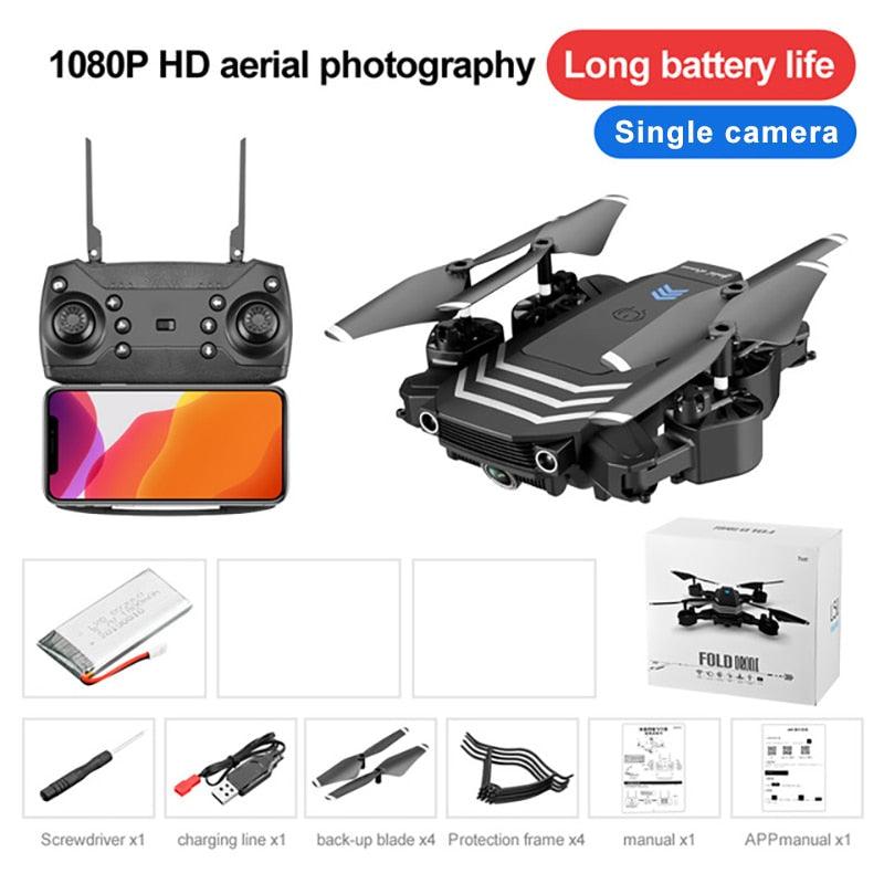 QJ LS11 Pro Drone - 4K HD Camera WIFI FPV Altitude Hold Mode One Key Return Foldable Quadcopter RC Helicopter Gifts for Children - RCDrone